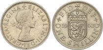 United Kingdom 1 Shillings 1954-1962 - Coat of arms, Elisabeth II