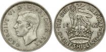 United Kingdom 1 Shillings Various years 1937-1946 - Coat of arms, George VI, silver