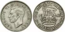 United Kingdom 1 Shillings Various years 1937-1946 - Coat of arms, George VI, silver