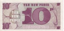 United Kingdom 10 New Pence  - (ND1972) - Imprimeur BWC - UNC - P.M.48