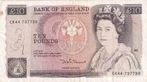 United Kingdom 10 Pounds - Elizabeth II - ND (1975-1992) - CR Series