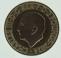 United Kingdom 2 Pounds - Charles III - National Gallery - 2024