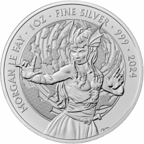 United Kingdom 2 Pounds - Morgan fay myths and legends- 1 Ounce Silver 2023