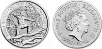 United Kingdom 2 Pounds Elizabeth II - Robin Woods -  Oz Silver 2021