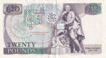 United Kingdom 20 Dollars -  Elizabeth II - William Shakespeare - ND (1988-1991) - P.380e