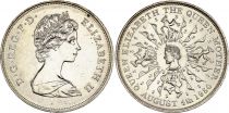 United Kingdom 25 New Pence - Queen mother - 1980 Cupronickel