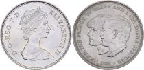 United Kingdom 25 Pence - Weeding of Prince Charles and Lady Diana - Elizabeth II - 1981