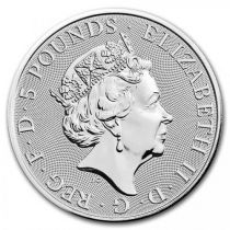 United Kingdom 5 Pounds - 2 oz Silver - Lion of England - 2022