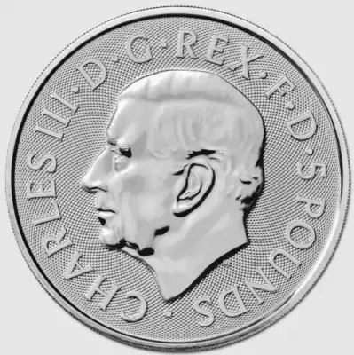 United Kingdom 5 Pounds - Bull of Clarence - 2023