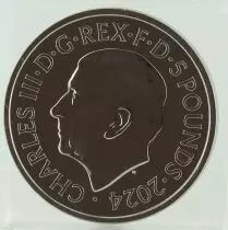 United Kingdom 5 Pounds - Charles III - Buckingham Palace - 2024
