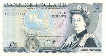 United Kingdom 5 Pounds Elisabeth II - Duke of Wellington