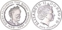 United Kingdom 5 Pounds Elizabeth II - Queen Mother 1900-2002 - Silver Proof
