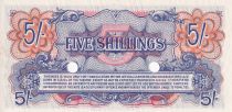 United Kingdom 5 Shillings  - (ND1948) - Imprimeur BWC - UNC - P.M.20