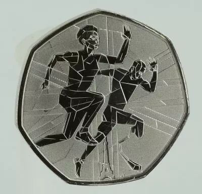 United Kingdom 50 Pence - Charles III - Team GB Olympics - 2024