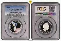 United Kingdom 50 Pence 2016  - Jemina puddle Duck - PCGS PR 69