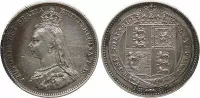 United Kingdom 6 Pence 1887 - Victoria Jubilee effigy