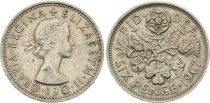 United Kingdom 6 Pence various years - Coat of arms, Elisabeth II
