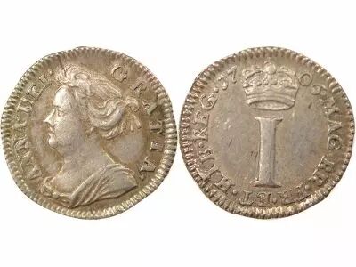 United Kingdom Anna - Silver Penny, Maundy - 1706