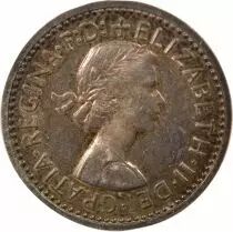 United Kingdom Elizabeth II - 3 Silver Pence, Maundy - 1968 Westminster