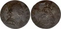 United Kingdom Farthing, Georges III - Britania - 1771 - F to VF - KM.602