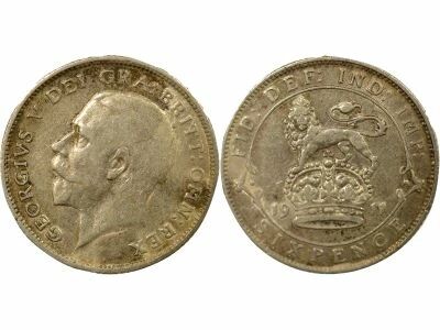 United Kingdom George V - 6 Silver Pence - 1911 London