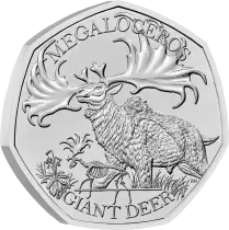 United Kingdom Giant deer - 50 Pences 2024 BU