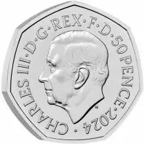 United Kingdom Harry Potter - Winged Keys - 50 Pences 2024 BU