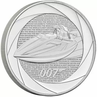 United Kingdom James Bond movies in the 90\'s - 5 Pounds 2024 BU