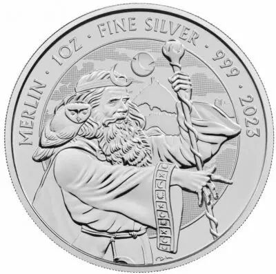 United Kingdom Merlin - 1 Ounce Silver 2023