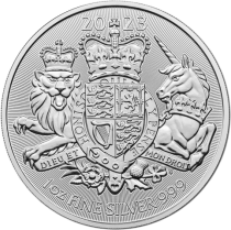 United Kingdom Royal Coat of Arms - 1 Ounce Silver 2023