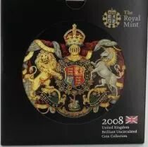 United Kingdom Set of 9 Coins - The Royal Mint - 2008 - BU