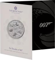 United Kingdom Six decades of 007  - 5 Pounds 2024 BU