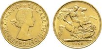 United Kingdom Souverain Elizabeth II - St George and Dragon - 1959 - Gold