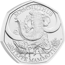 United Kingdom Steppe mammoth - 50 Pences 2024 BU