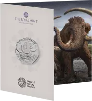 United Kingdom Steppe mammoth - 50 Pences 2024 BU