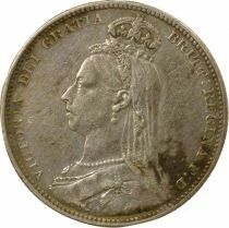 United Kingdom Victoria - Silver Crown, Large Jubilee Head - 1889 London