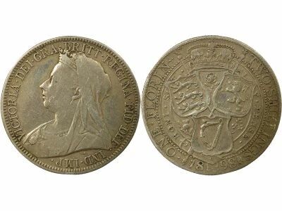 United Kingdom Victoria - Silver Florin - 1898 London