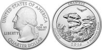 United States of America 1/4 Dollar Shawnee National Forest - 2016 P Philadelphia