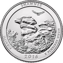 United States of America 1/4 Dollar Shawnee National Forest - 2016 S San Francisco