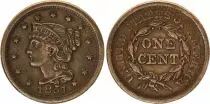 United States of America 1 Cent Liberty - 1851