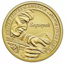 United States of America 1 Dollar Native American - Sequoyah 2017 D Denver