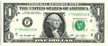 United States of America 1 Dollar Washington - 2013 - F6 Atlanta