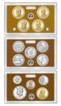 United States of America BU.2015 14 Pièces, Complete Proof BU 2015 - 14 coins BU.2015 14 Pièces, Silver, San Francisco