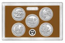 United States of America BU.2017 Beautiful Quarters Proof set 2017 - 5 coins