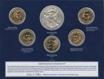 United States of America FDC.2012 1 $ Dollar Coin Set 2012 - 6 coins