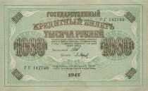 U.R.S.S. (F&eacute;d&eacute;ration de Russie) 1000 Roubles - 1917 - P.37
