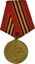 U.R.S.S. (F&eacute;d&eacute;ration de Russie) M&eacute;daille pour la Prise de Berlin