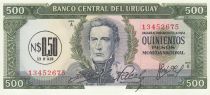 Uruguay 0.5 Nuevos Pesos on 500 Pesos, Jose Gervasio Artigas- 1975 - UNC - P.54
