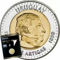 Uruguay 10 Pesos 2000 Uruguay - Bim&eacute;tallique