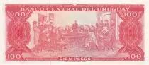Uruguay 100 Pesos - J.G. Artigas - Independance - 1967 - Serial A
